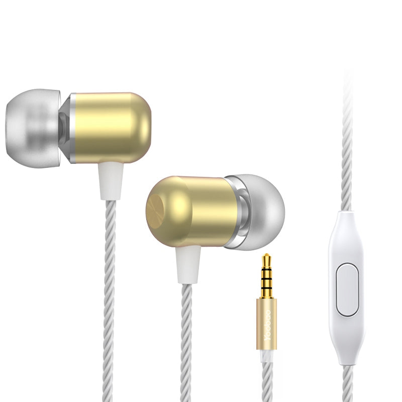 YOOBAO YBL-1 Stereo sluchátka do uší 3,5 mm drátová sluchátka s vestavěným mikrofonem YOOBAO YBL-1 Stereo sluchátka do uší 3,5 mm drátová sluchátka s vestavěným mikrofonem